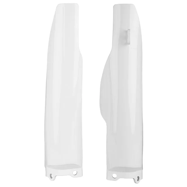 Protectores de horquilla Kawasaki KX250F 04-05 KX125 / 250 04-08 Polisport - blanco