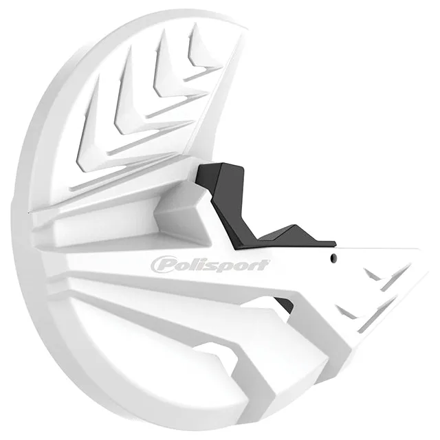 Protector Disco delantero y horquilla Beta RR 4T/2T 13-18 Polisport - blanco-negro