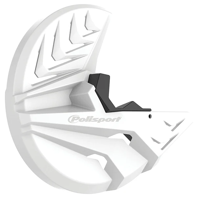 Protector Disco delantero y horquilla Honda CRF250/450R 10-14 Polisport - blanco-negro