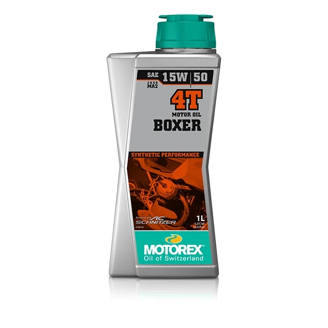 Aceite Motor BOXER 4T 15W50 1L Motorex