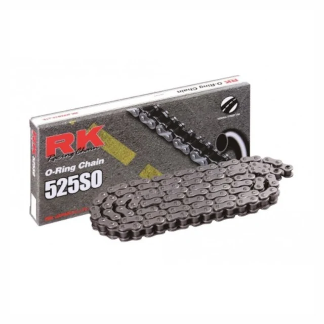 Cadena 525 SO O-Ring 118 Negra RK Japan