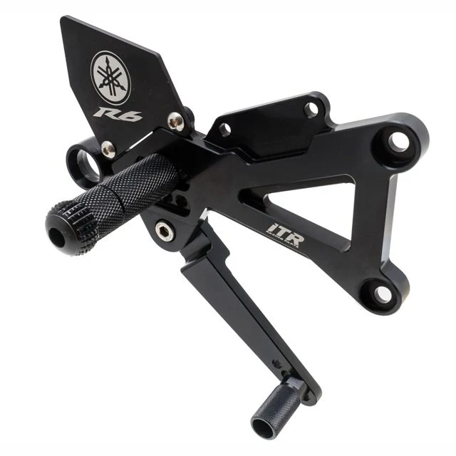 Estriberas multirregulables Yamaha YZF R6 17-20 ITR - negro