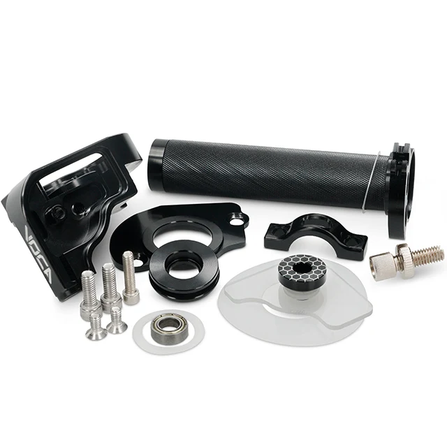 Mando de gas VOCA Racing CNC 90º - Negro