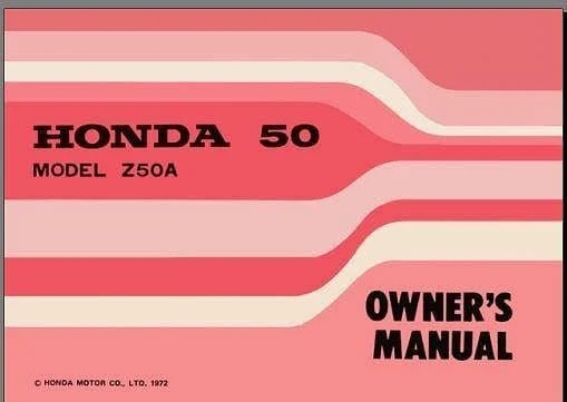 Manuel d'atelier Honda ZA 50 Monkey 1970 1972 1974 1978
