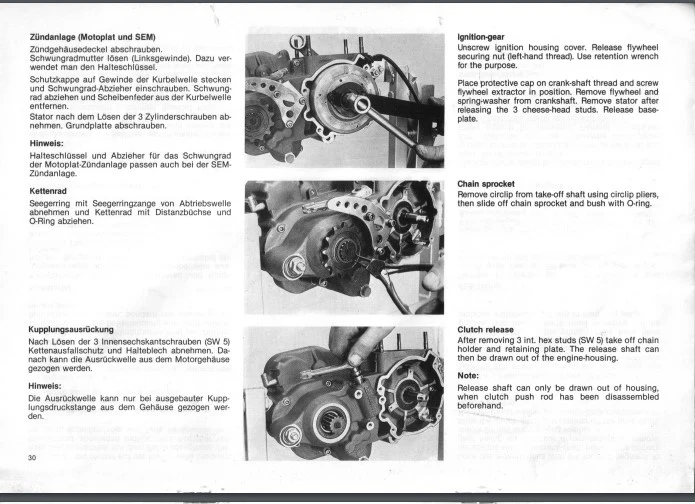manuel d'atelier KTM 250 1984 1999