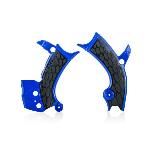 Protector chasis X-Grip Yamaha YZ 250 F 19-23 / YZ 450 F 18-22 azul / negro Acerbis