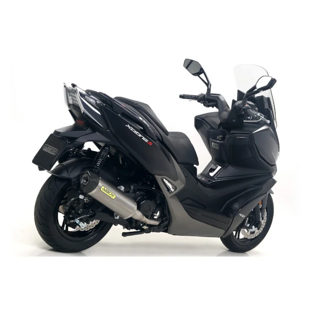 Silenciador Kymco Xciting 400i S 19-20 Race-Tech Titanio Arrow - carbono