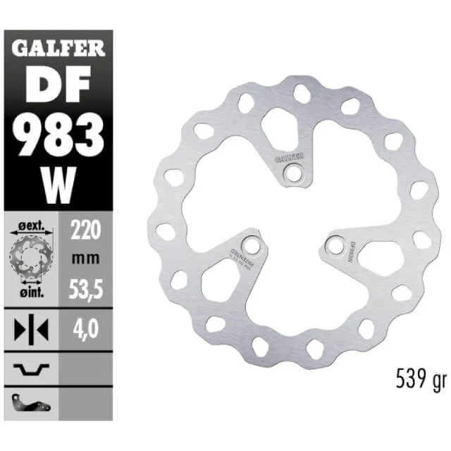 Disco de freno Pitbikes d.220mm Galfer