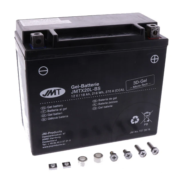 Batería YTX20L-BS Gel JMT