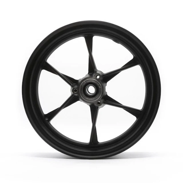 Llanta trasera 2.60x12" ultraligera cojinete d.20mm VMC - negro