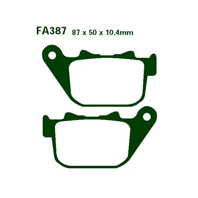 Pastillas de freno traseras Harley Davidson XL Sportster 883 >2004 EBC