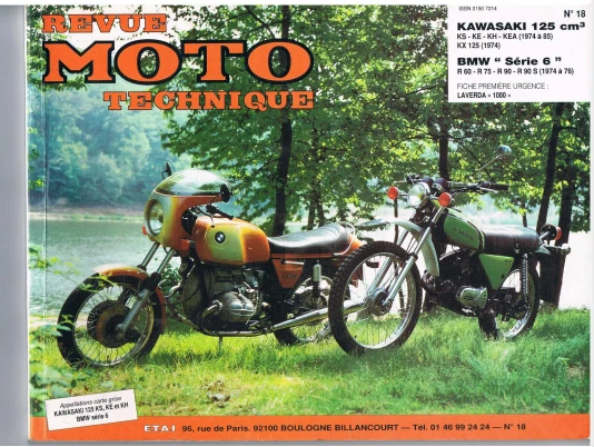 Manuel d'atelier BMW R90S et série 6