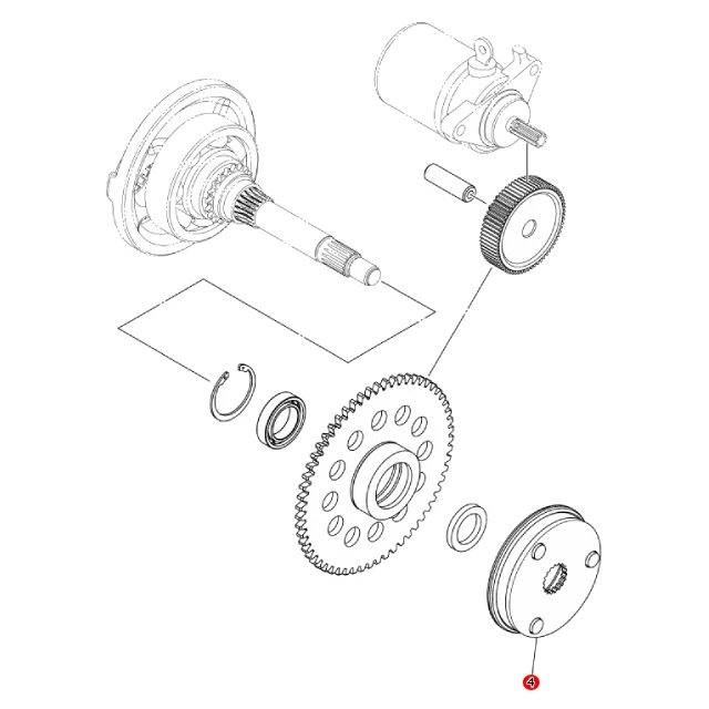 Embrague de arranque Yamaha N-Max 125 15-20