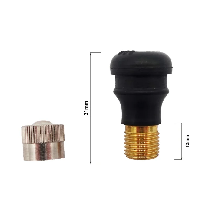 Valve tubeless coudée pour trottinette électrique
