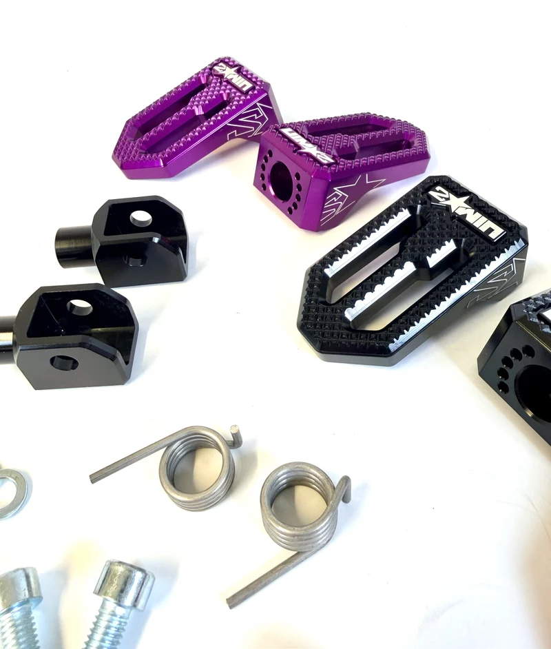 Repose-pieds CNC 2win + support – Beta, Sherco, Reiju, MRT
