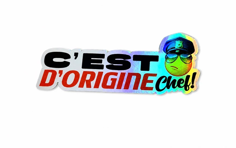 Stickers « c’est d’origine chef »