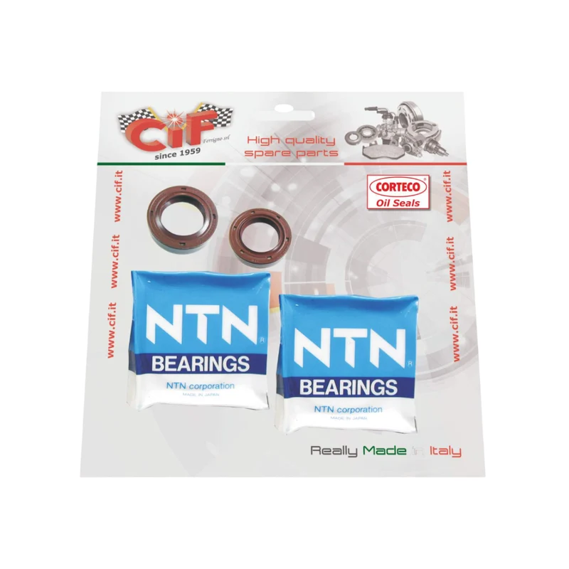CIF NTN Roulements de vilebrequin & joints d'étanchéité en Viton Piaggio / Gilera 50cc 2 temps