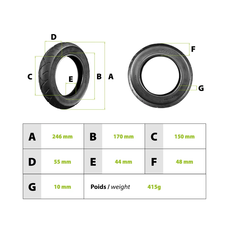 Pneu 10x2.125 Pure