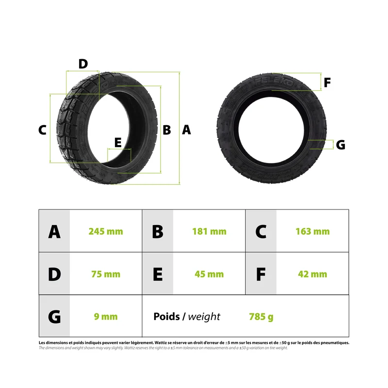 Pneu 10x2.75-6.5 Speedway 5 Dt3 Urbanglide E-Cross semi offroad tubeless