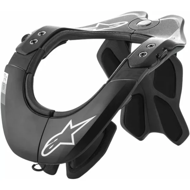 Collarín Off-Road Alpinestars BNS Tech 2 negro-gris - talla XS-S-M