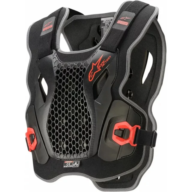 Peto Off-Road Bio Action negro-rojo - talla M-L