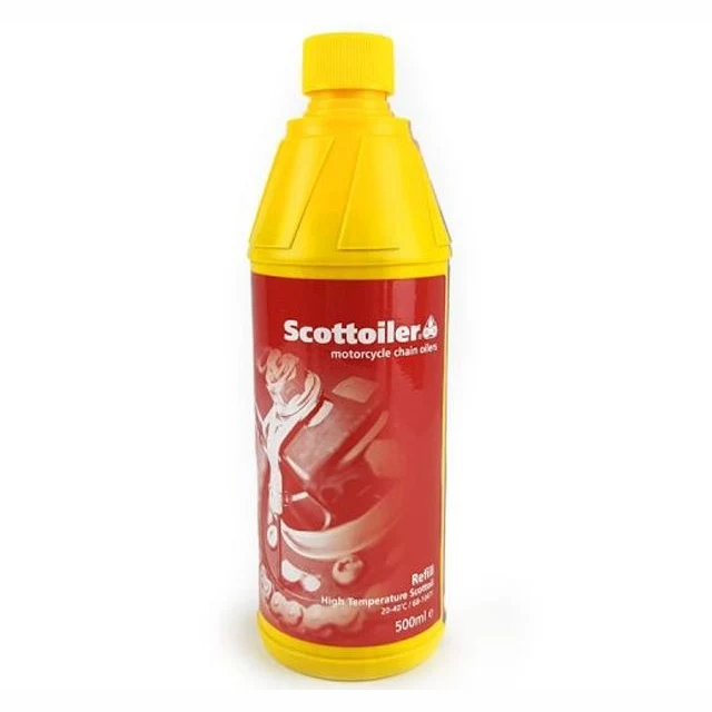 Aceite cadena extremo 20-40 grados 250ml Scottoiler - rojo