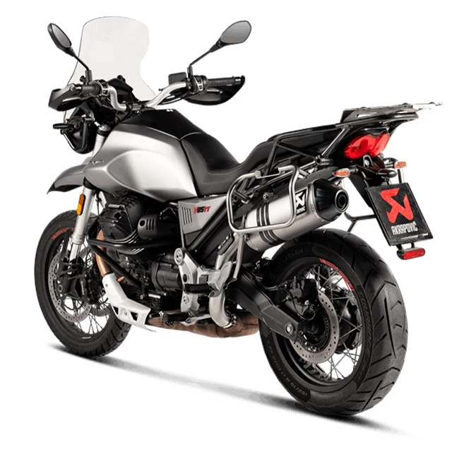 Escape Akrapovic Slip-On Line Moto Guzzi V85 TT >21 - titanio