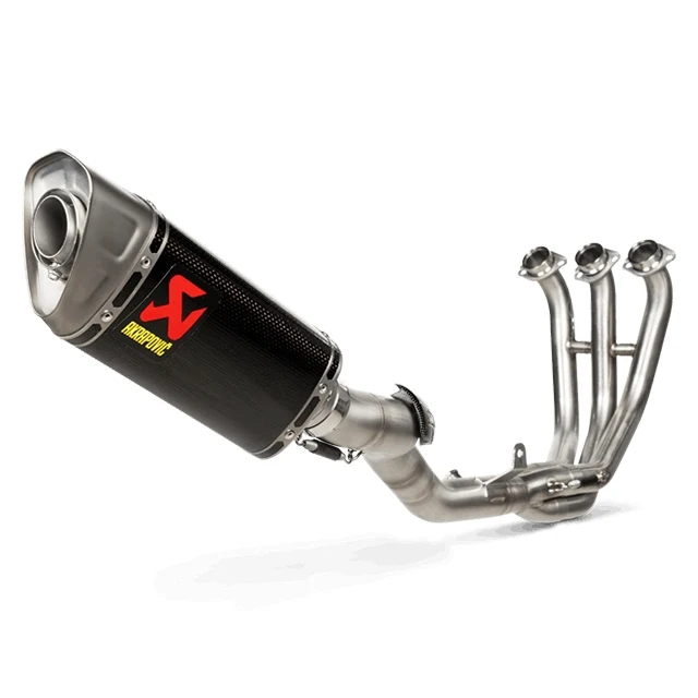Escape Akrapovic completo Racing Line Yamaha MT-09 ABS Tracer 9 / GT >21 - carbono