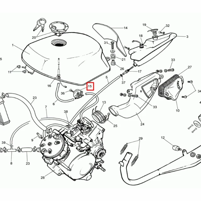 Grifo de gasolina Rieju RS1 50