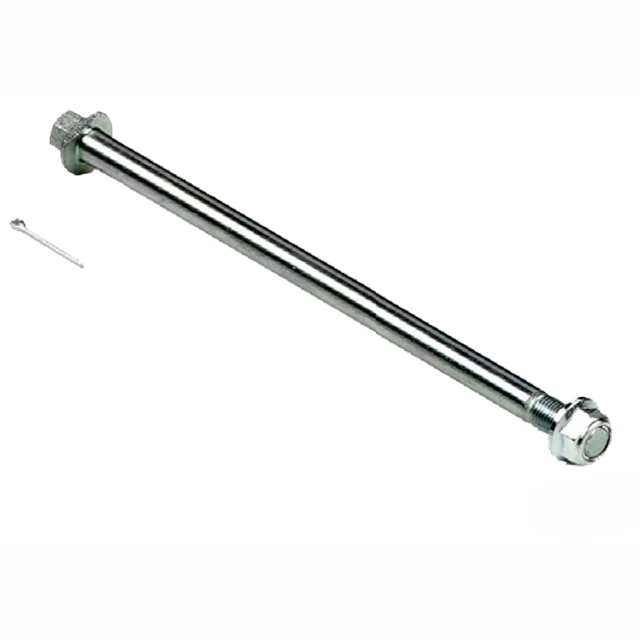 Eje de basculante con tuerca autoblocante M12 L=192mm Pitbike YCF