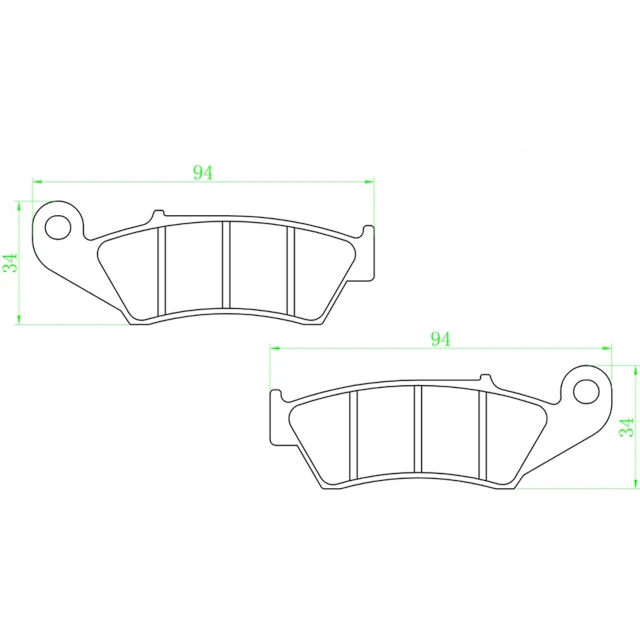Pastillas de freno delanteras Pitbike YCF Factory >16 / Bigy >17