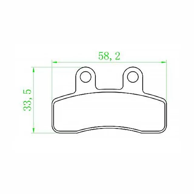 Pastillas de freno delanteras YC110-0501-0405 Pitbike YCF