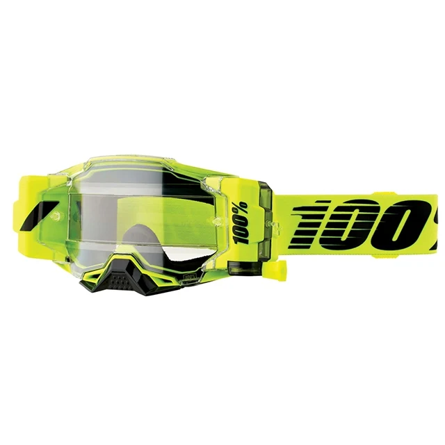 Gafas Offroad 100% Armega Forecast Nuclear Citrus - Cristal Transparente