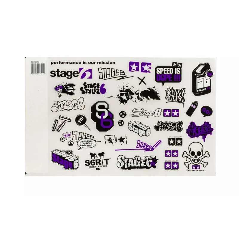 Jeu d'autocollants Stage6 A4