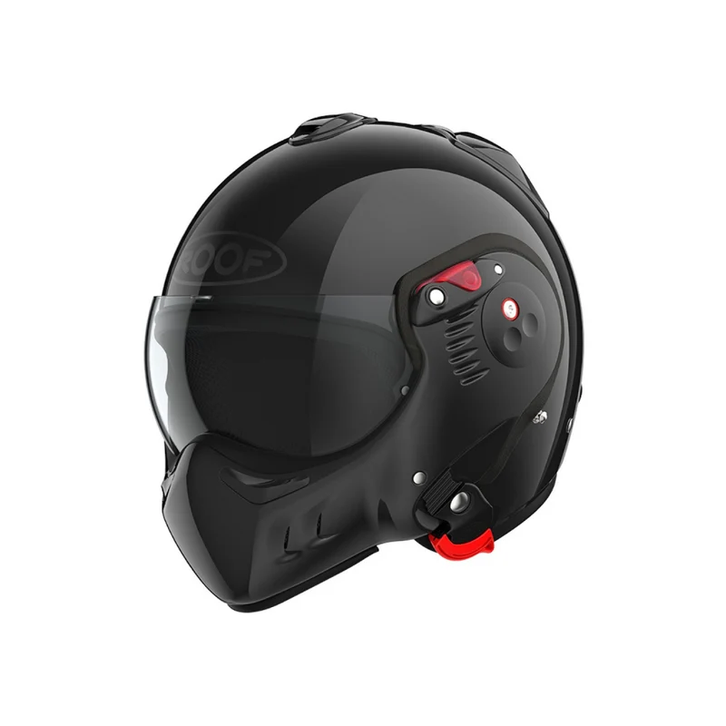 Casque Roof Boxer V8 Alpha Noir Brillant