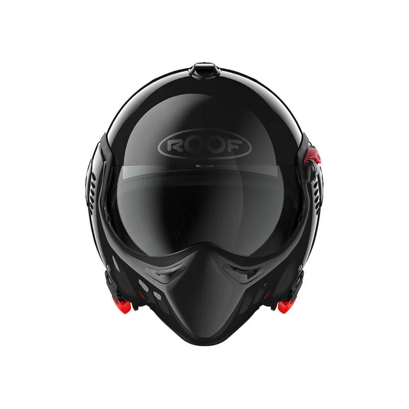 Casque Roof Boxer V8 Alpha Noir Brillant