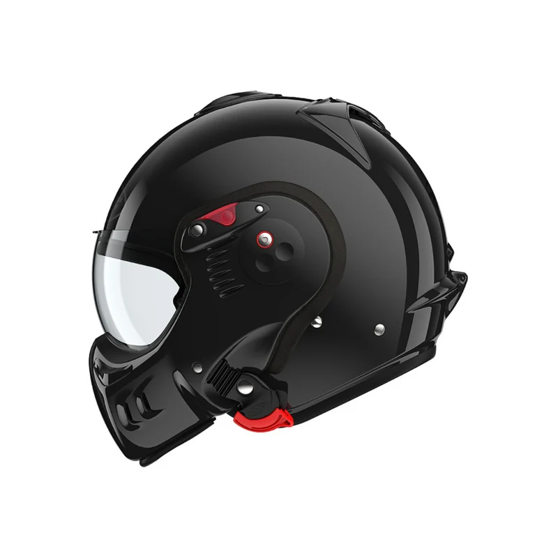 Casque Roof Boxer V8 Alpha Noir Brillant
