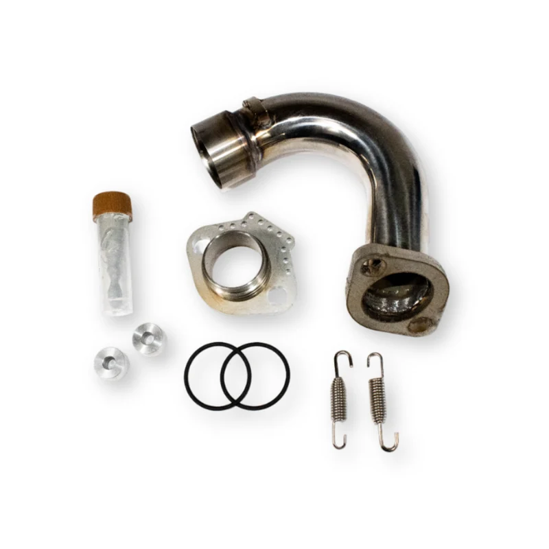 Coude d'échappement HT RVS 360 52MM course Piaggio / Gilera 125-180cc 2 temps