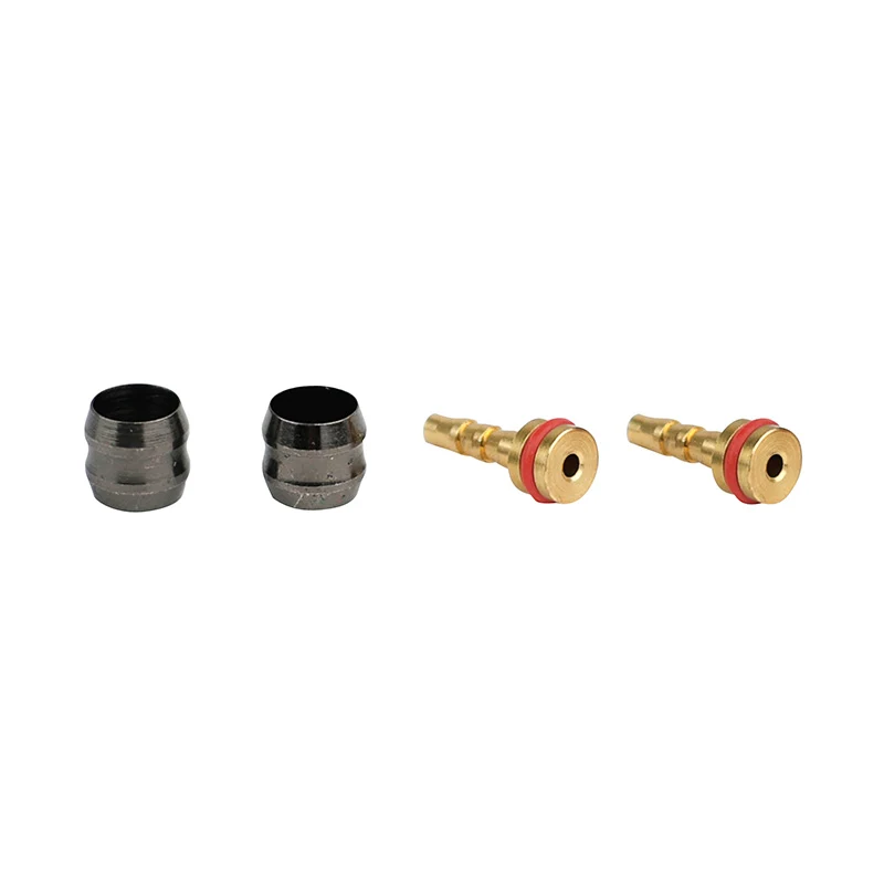 Raccord Durite Frein Elvedes Olive Et Insert - Pin Compatible Tektro 5.0 (Paire Olive Et Insert)