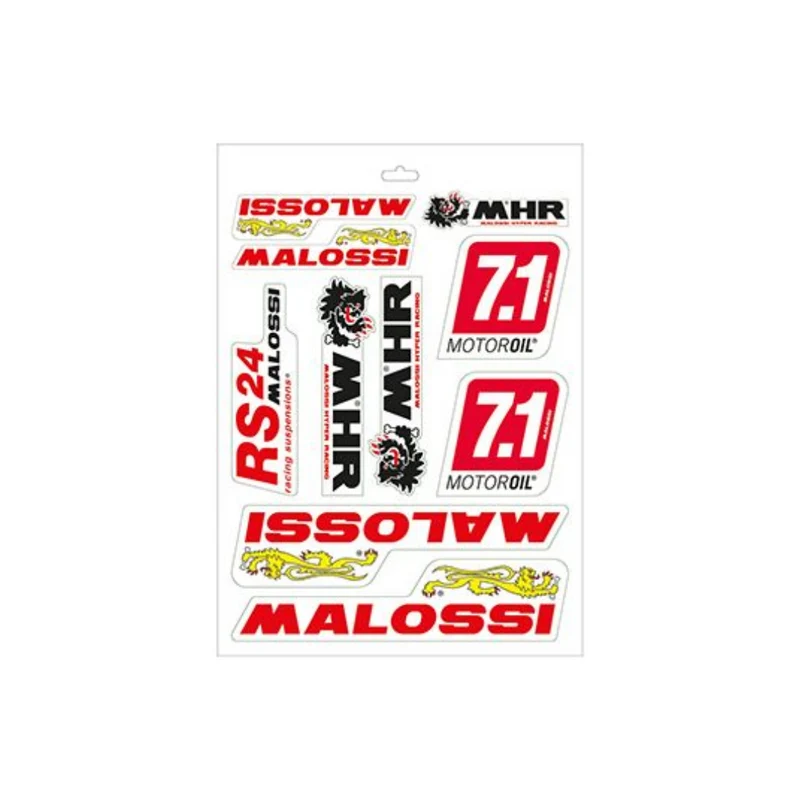 Malossi Ensemble d'autocollants 10 pièces