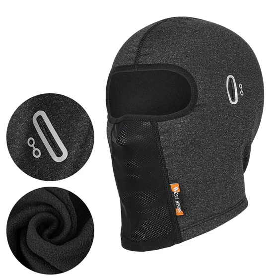 Cagoule de moto noire
