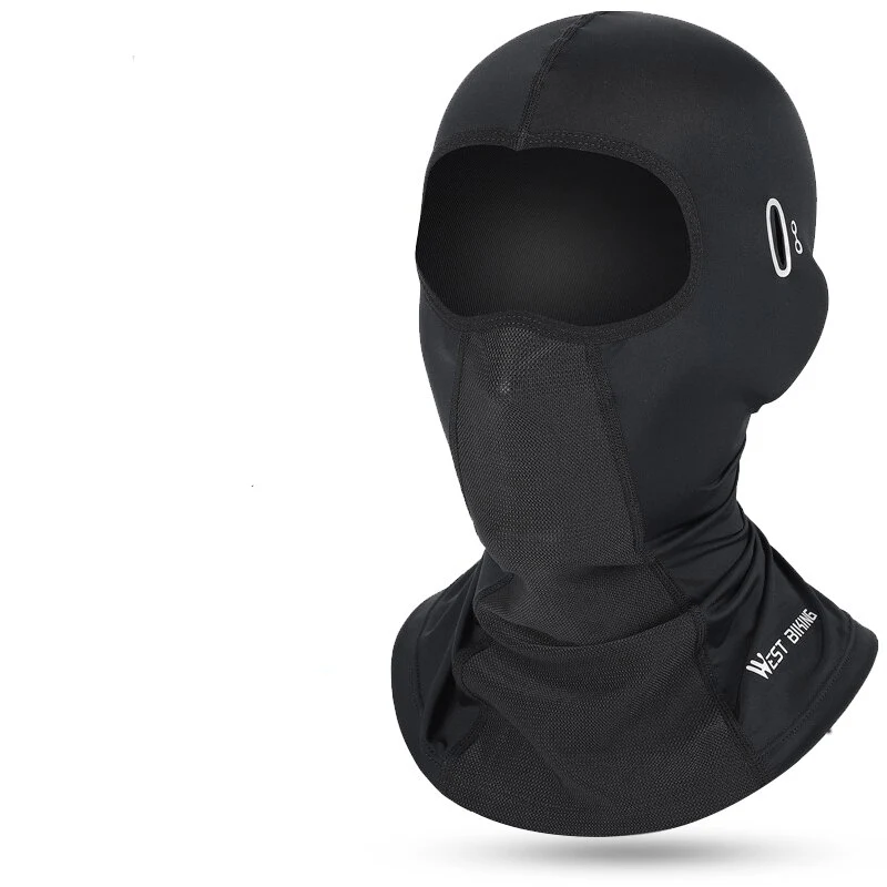 Cagoule de moto noire