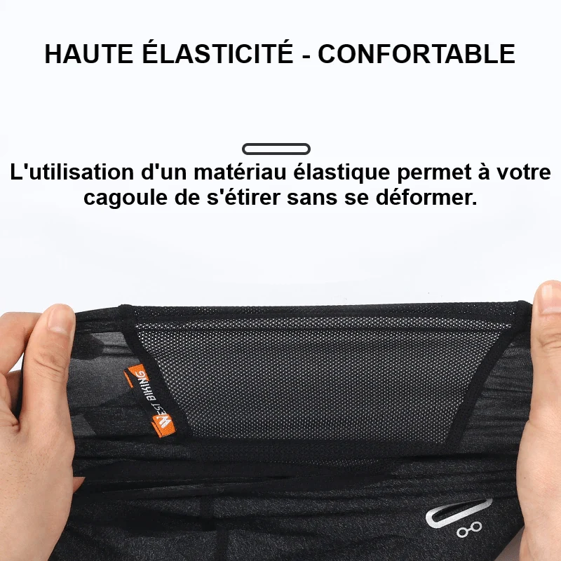 Cagoule de moto noire