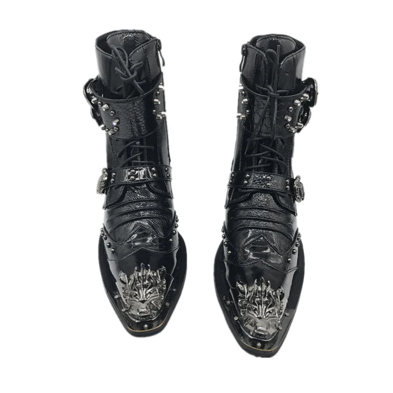 Santiags en cuir - Ours