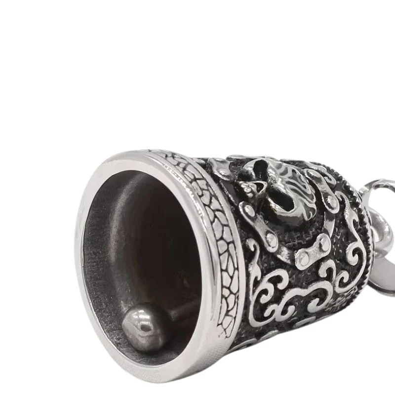 Guardian bell - Biker skull