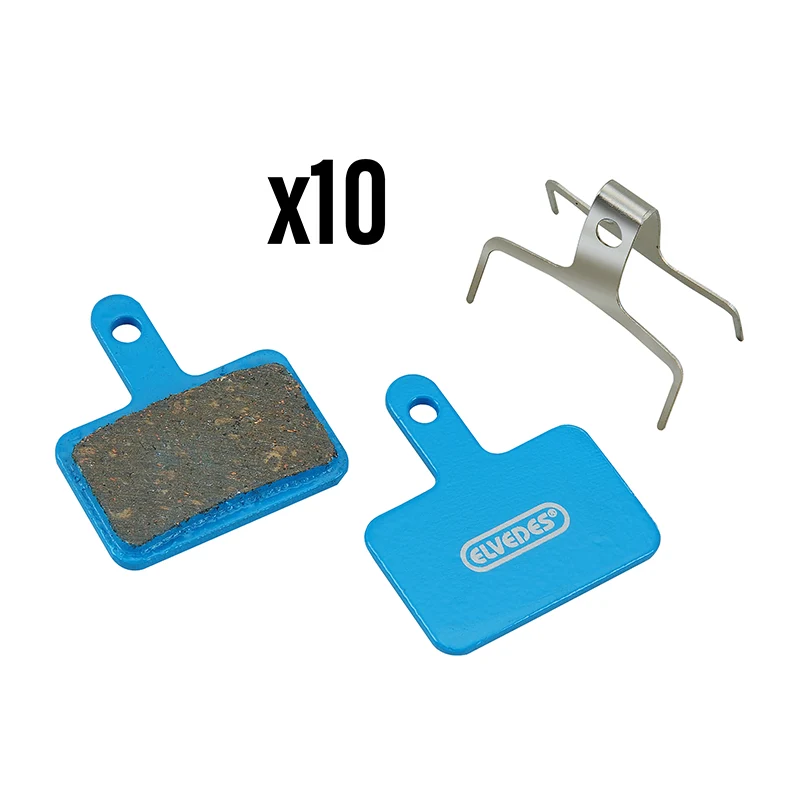 Plaquette De Frein VTT Shimano Deore M525-M515-M475-C501-C601-T615-T675, Acera M3050, Alivio M395-M446-4050, Altus M315-M365-M375, Mt200-400-410-500-Ur-300 (Elvedes Soft Organic) (Box 10 Paires)