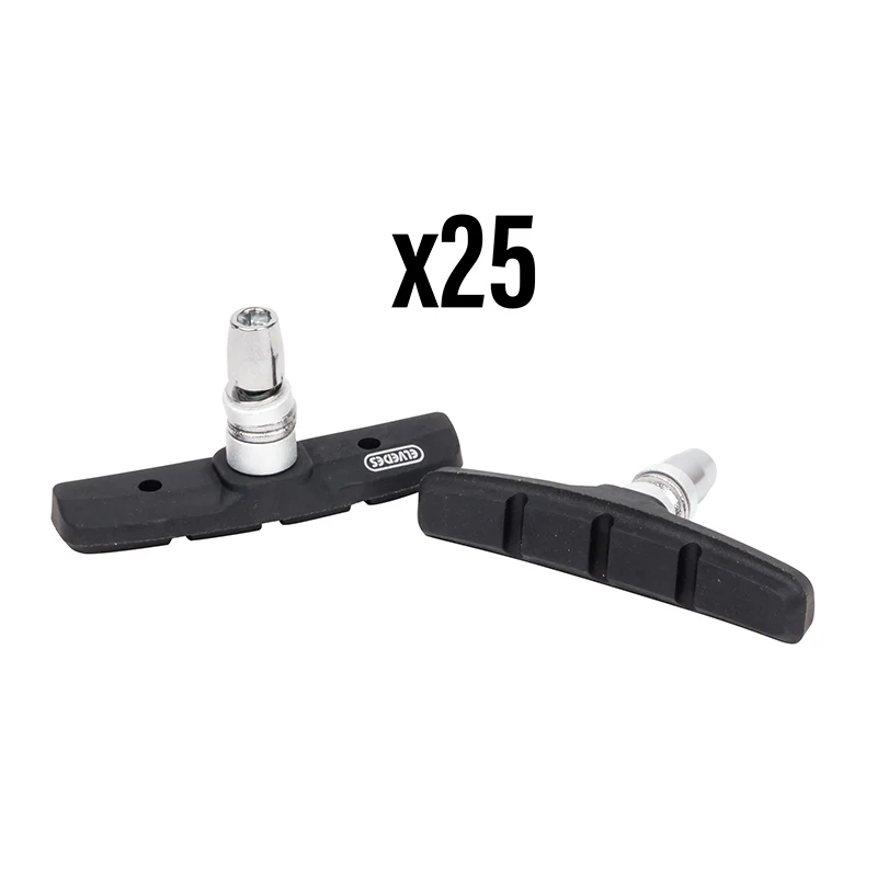 Porte Patin Frein VTT V-Brake A Vis Symetrique Elvedes 70 mm Noir (Boite De 25 Paires)