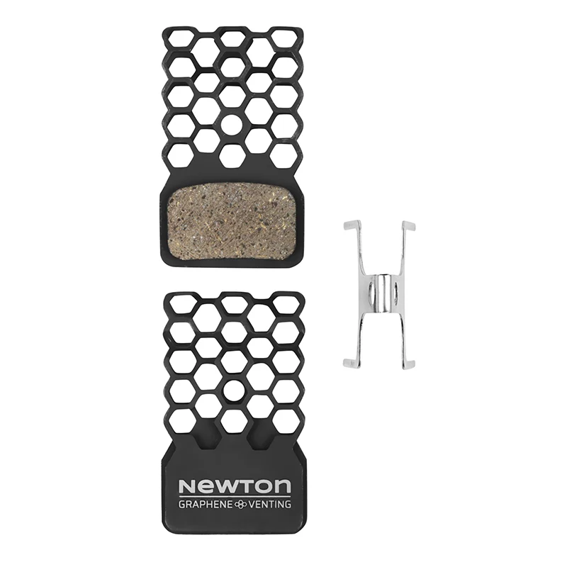 Plaquette De Frein Route Shimano Rs805-Rs505, Ultegra, Dura-Ace (Newton Graphene Organic Avec Ailette Refroidisseur) (Paire Sur Carte)