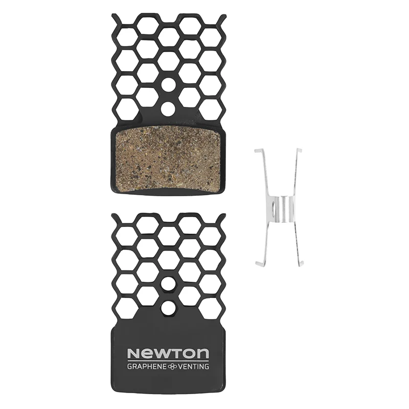 Plaquette De Frein Route Magura Mt2 - Mt4 - Mt6 - Mt8 (Newton Graphene Organic Avec Ailette Refroidisseur) (Paire Sur Carte)