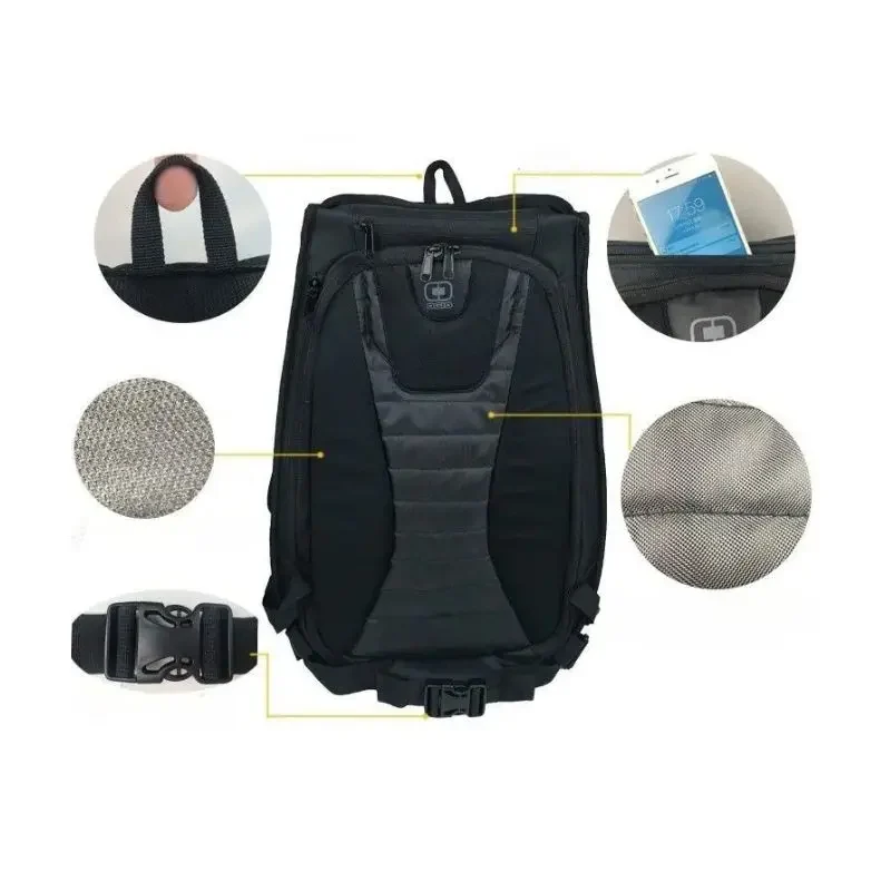 Sac à dos moto en carbone